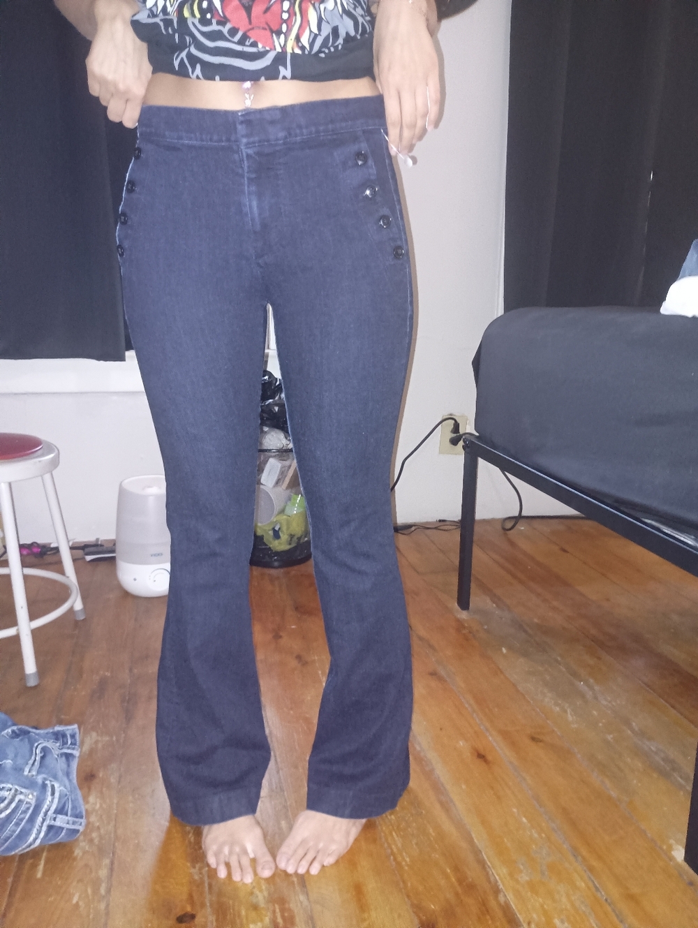 Banana Republic Dark Blue Flare Bellbottom Jeans